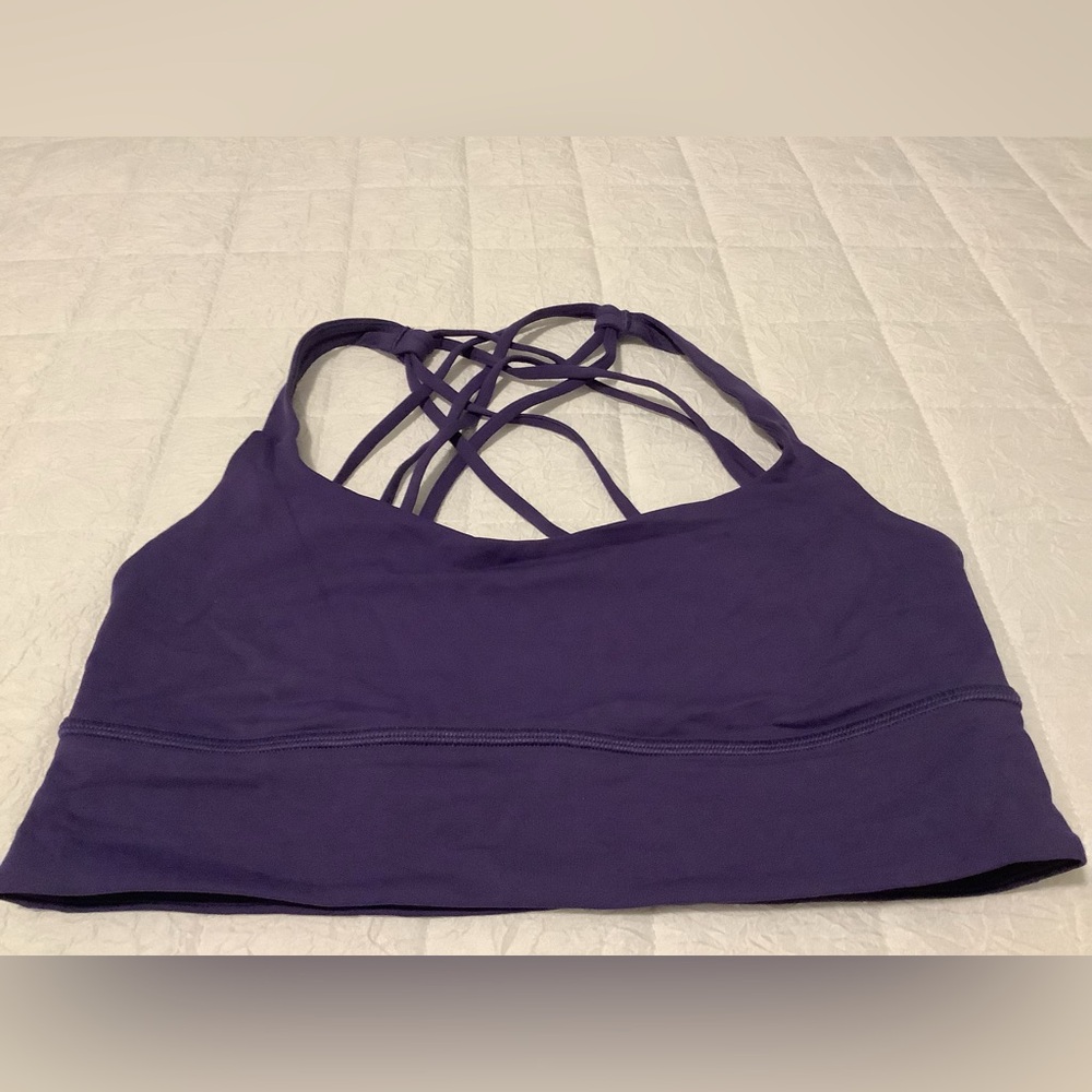 Lululemon Purple Sports Bra Size 10